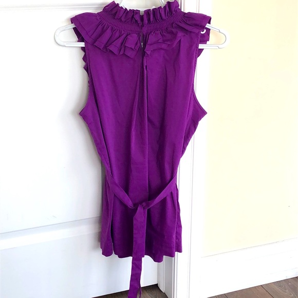 BCBG ruffled tank - Picture 3 of 4